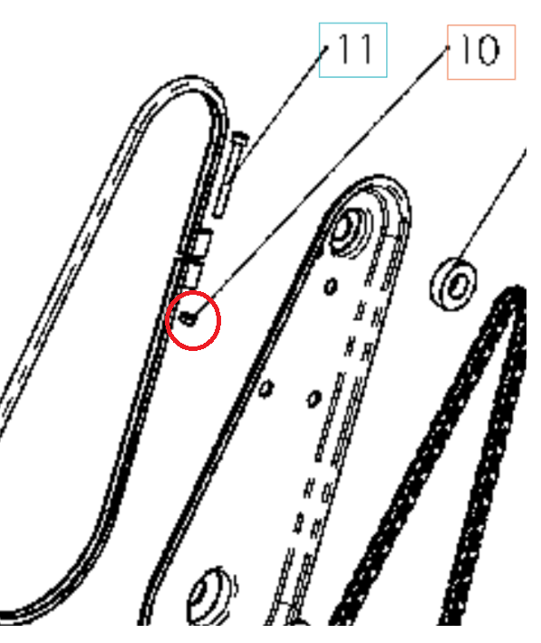 Mutter i gruppen Övriga Reservdelar / Reservdelar Husqvarna Jordfräsar / Reservdelar Husqvarna TR348 hos Motorsågsbutiken (7322616-01)