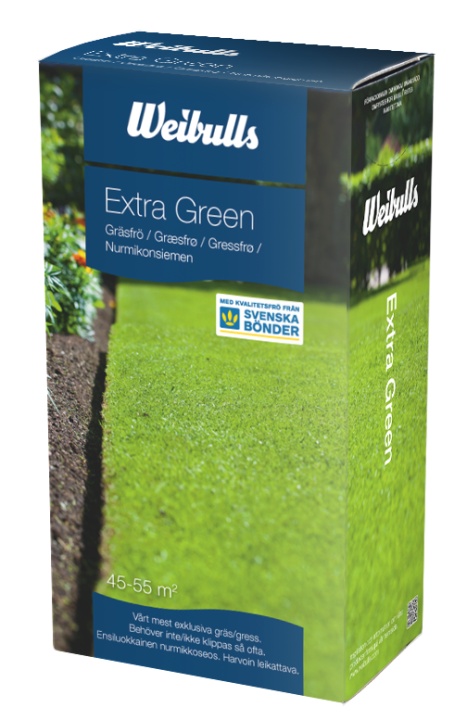 Gräsfrö Weibulls Extra Green 1kg i gruppen Skog och Trädgårdsprodukter / Gräsfrö och gödsel hos Motorsågsbutiken (838045)