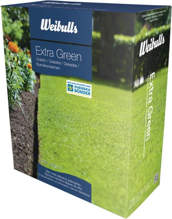 Gräsfrö Weibulls Extra Green 3kg i gruppen Skog och Trädgårdsprodukter / Gräsfrö och gödsel hos Motorsågsbutiken (838051)