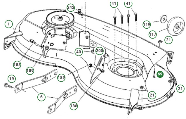 Vagnsbult,5/16-18X5/8 i gruppen hos Motorsågsbutiken (8721405-05)