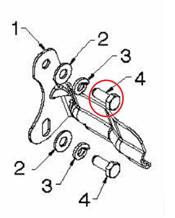 Skruv i gruppen Övriga Reservdelar / Reservdelar Husqvarna Snöslungor / Reservdelar Husqvarna ST330 hos Motorsågsbutiken (8746105-12)