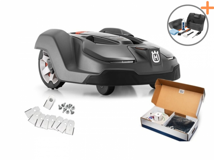 Husqvarna Automower® 450X Startpaket | Underhållskit på köpet! i gruppen Skog och Trädgårdsprodukter / Robotgräsklippare hos Motorsågsbutiken (9678530)