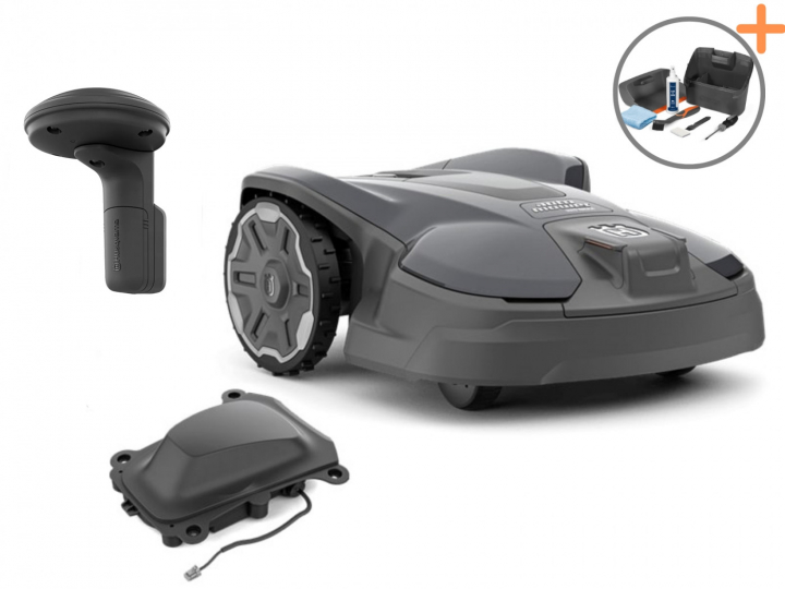 Husqvarna Automower® 320 Nera Robotgräsklippare med EPOS plug-in kit | Underhållskit på köpet! i gruppen  hos Motorsågsbutiken (9705351)
