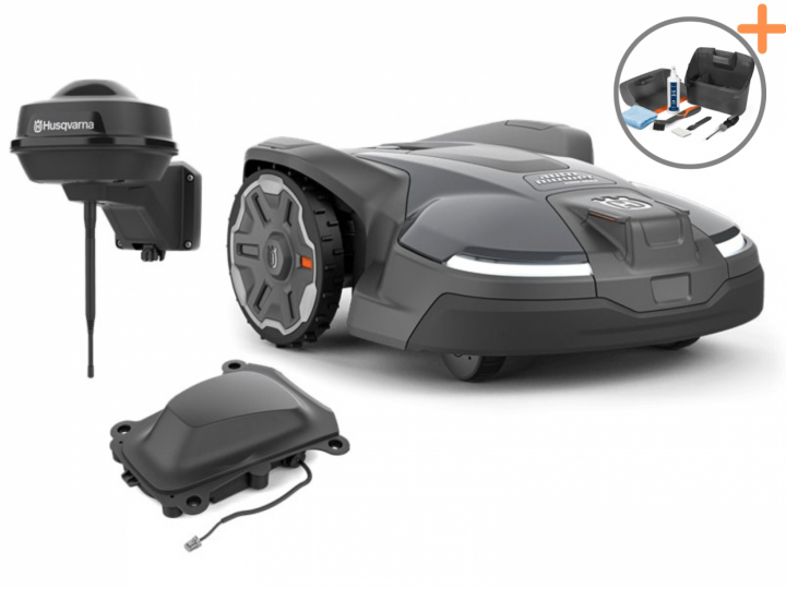 Husqvarna Automower® 450X Nera Robotgräsklippare med EPOS plug-in kit | Underhållskit på köpet! i gruppen Skog och Trädgårdsprodukter / Robotgräsklippare / Husqvarna Automower® hos Motorsågsbutiken (9705353)