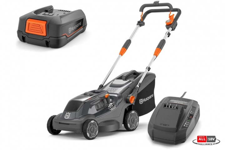 Husqvarna Aspire™ LC34A Gräsklippare - med batteri och laddare i gruppen Skog och Trädgårdsprodukter / Husqvarna Aspire™ 18v / Trädgårdsmaskiner hos Motorsågsbutiken (9706483-03)