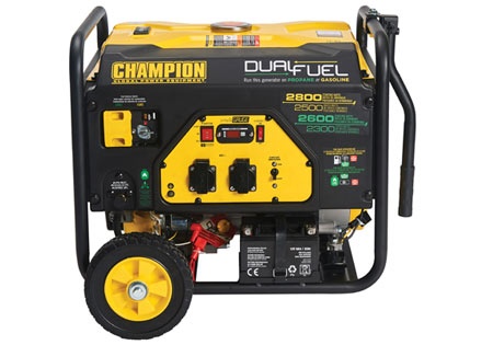 CHAMPION 2800W DUAL FUEL ELVERK MED EL-START i gruppen Anläggning / Elverk / Champion Elverk / Champion Elverk hos Motorsågsbutiken (CPG3500E2-DF-EU)