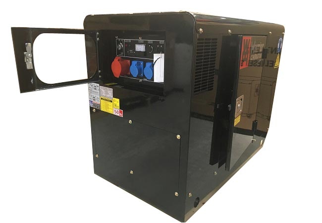 Warrior Dieselelverk 12.5kW 3-Fas i gruppen Anläggning / Elverk hos Motorsågsbutiken (LDG12S3-EU)