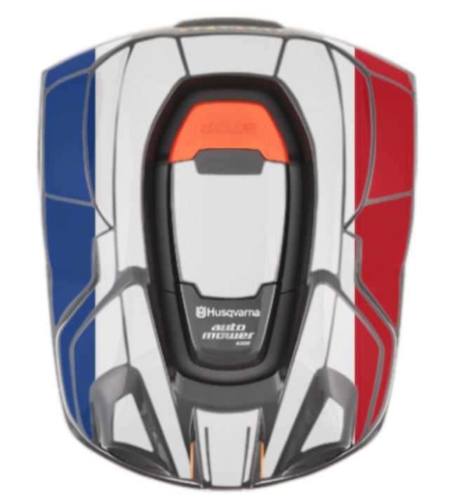 Dekalset Automower 330X/430X France i gruppen Skog och Trädgårdsprodukter / Robotgräsklippare / Tillbehör robotgräsklippare hos Motorsågsbutiken (am430-95764384)