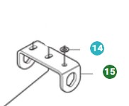 Fäste, Hållare Bakre Hjulaxel