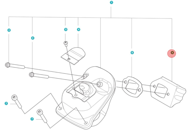 HEAT DEFLECTOR MUFFLER 60C