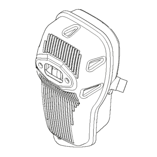 Ljuddämpare 5040379-01