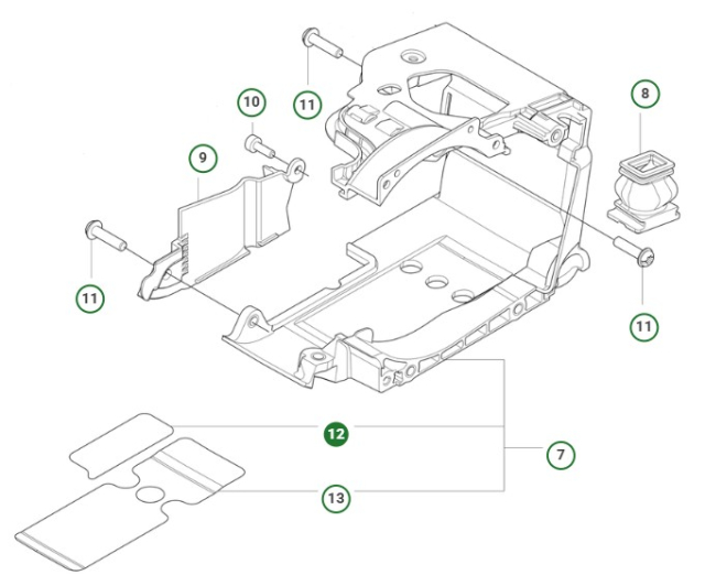 HEAT DEFLECTOR CYLINDER COVER
