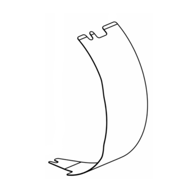 Styrplåt air guide c-shape a 100