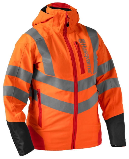 RAIN JACKET S VENT HIGH-VIZ W,