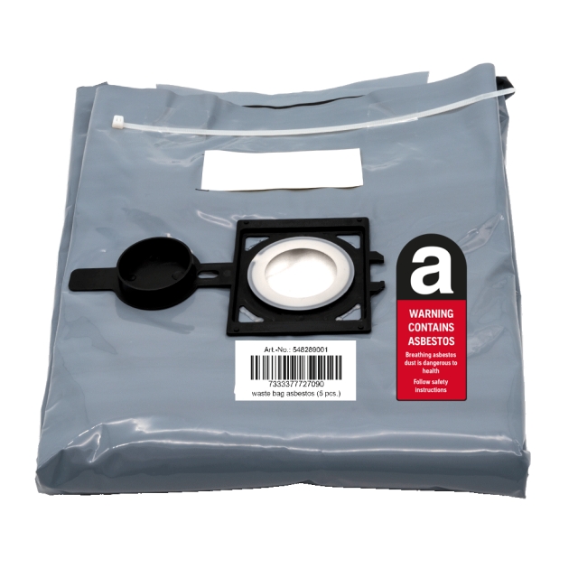 Waste bag asbestos | de35 5pcs