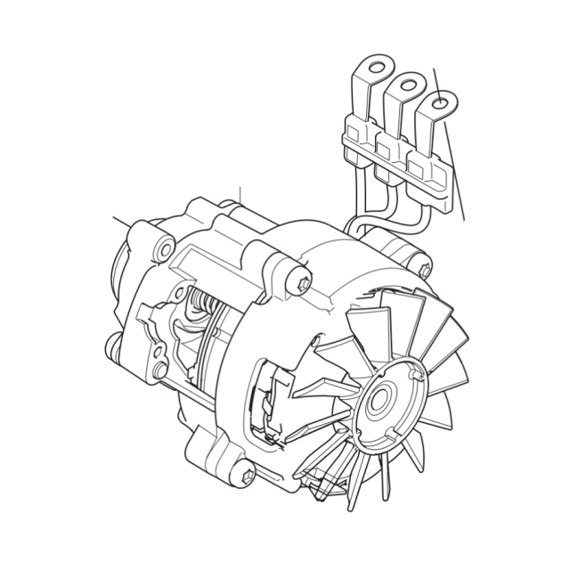 Motor kpl electric motor assembly