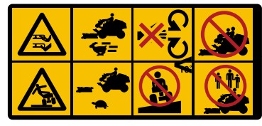 Start/Varningsdekal P525D&P520