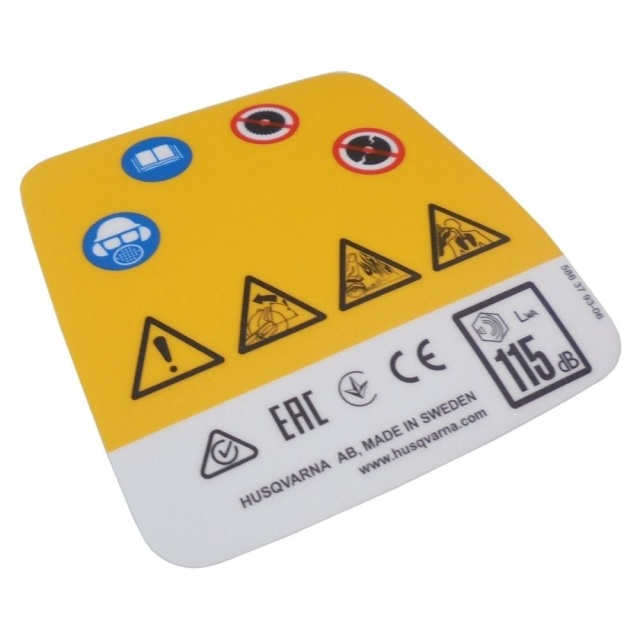 Decal Warning