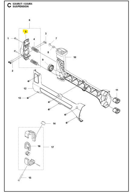 Holder Antivibration