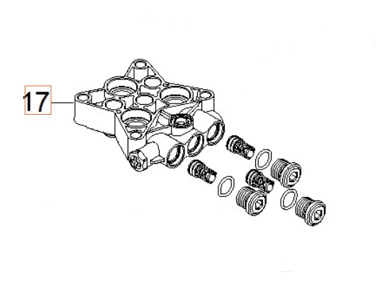 Cylinder Block With M8X10 Hex