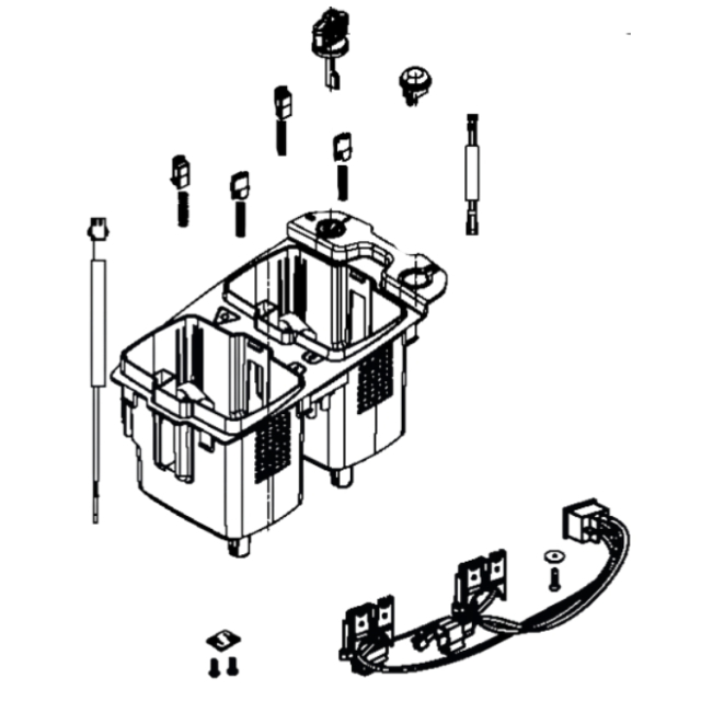 BATTERY BOX SPARE PART ASSY LC