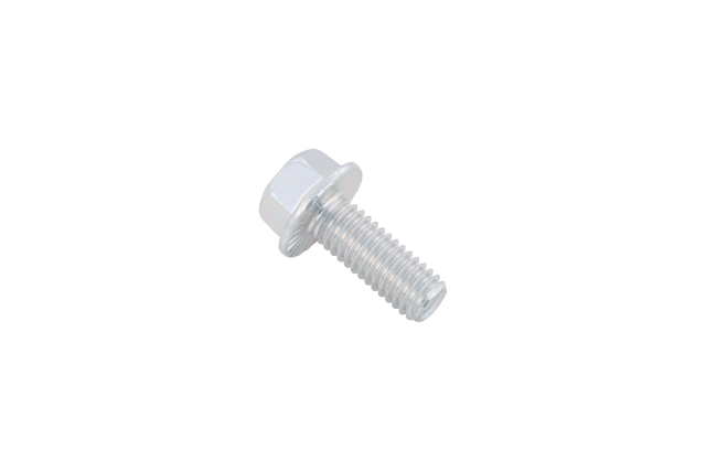 Screw hexagon head thread cutting screw w coll 3/8-16 x 1 in gr5 clear zinc