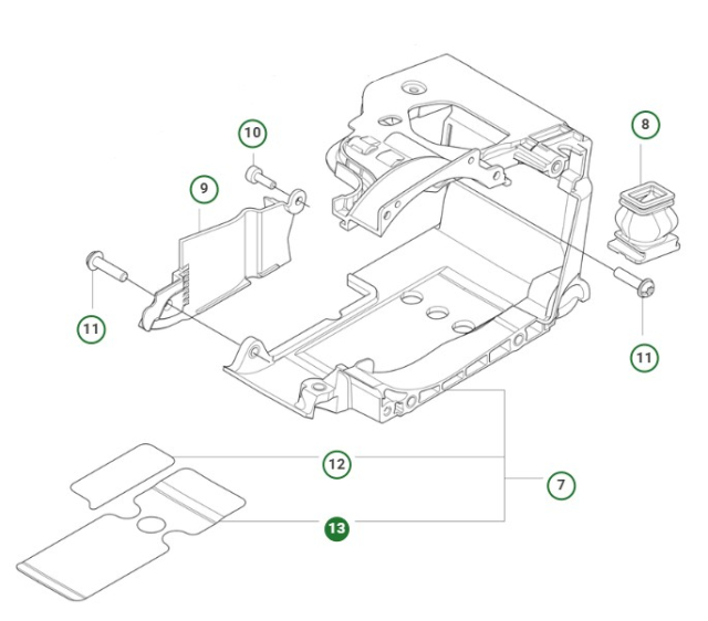 HEAT DEFLECTOR CYLINDER COVER