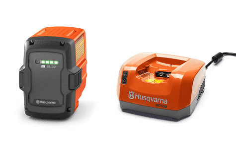 Batterier och laddare till Husqvarna BLi-system