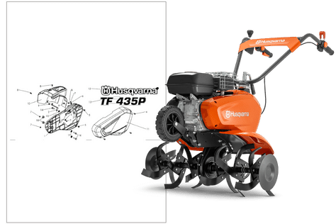 Reservdelar till Husqvarna TF435P