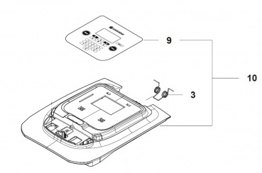 Täcklockssats med tangentbord