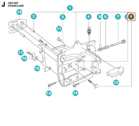 Husqvarna Bult Svärdsfäste 5014543-01