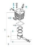 Kolv Husqvarna 3120XP Kolv Husqvarna 3120XP