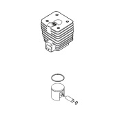 Cylinder Jonsered RS51, RS52 Cylinder Jonsered RS51, RS52