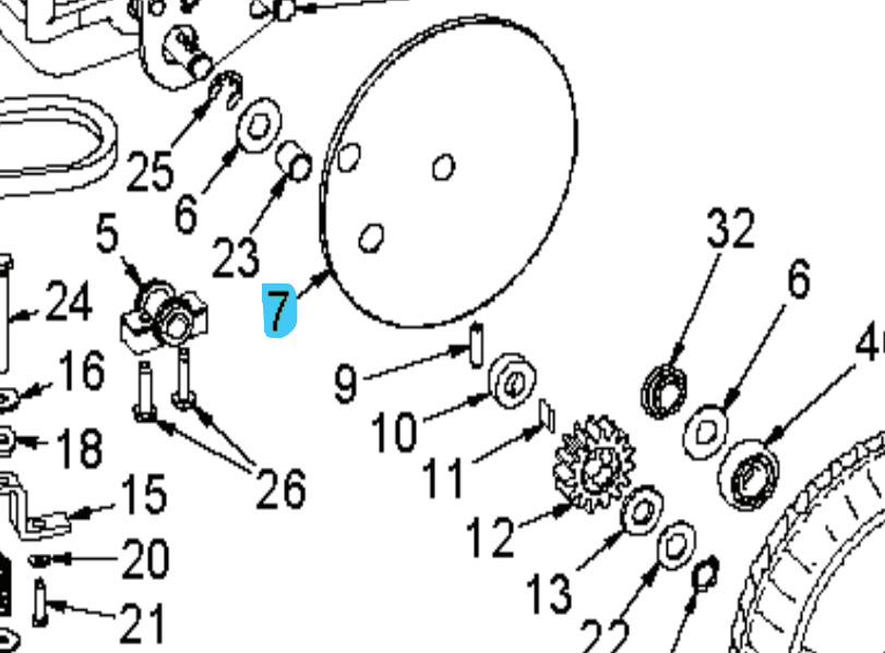 Hjulplåt Brilliant Vä, 3 Hål
