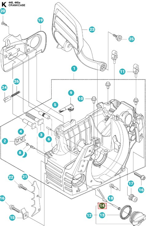 Tanklockshållare 5035789-01