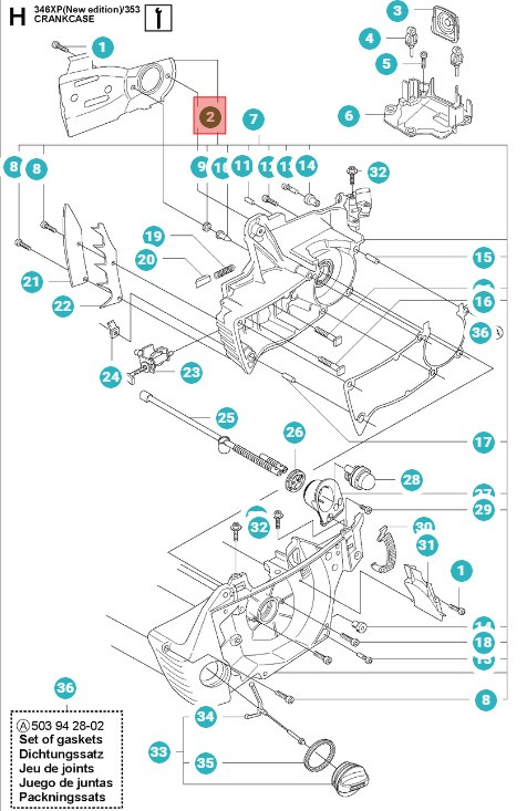 Kedjeledarplåt 5038756-01
