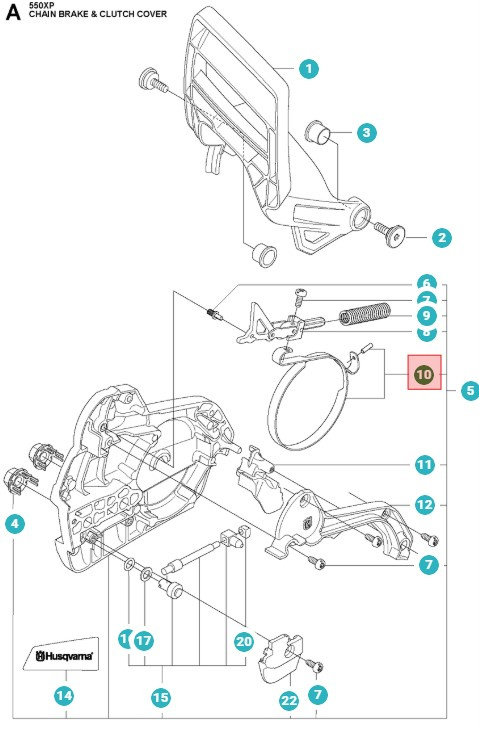 Bromsband Husqvarna 545, 550XP, 555, 560XP, 562XP