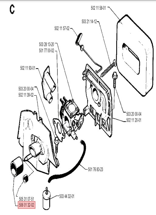 Insugningsrör 5060132-02