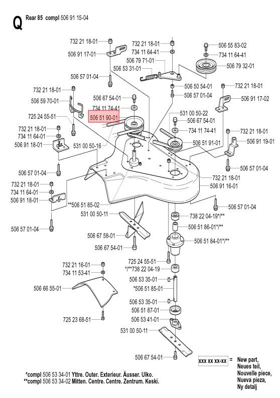 Remskiva Rider 11, 13 850, FR13