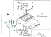 Engine hood assy with hinges & Engine hood assy with hinges &