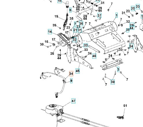 Kablage Upper - Controls Rato