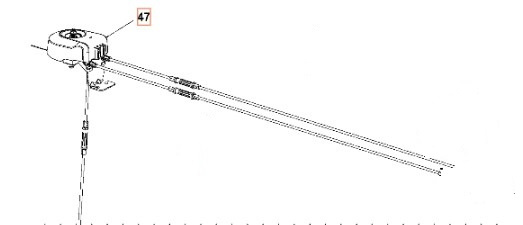 Cable Assy Chute Rotator Locki