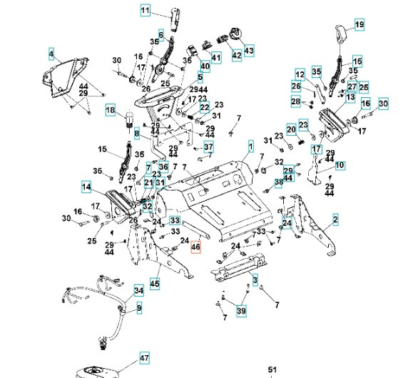 Brace Supt Deflector 400 Serie