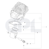Cylinder kit 560XPG Mark II, 562XPG Mark II Cylinder kit 560XPG Mark II, 562XPG Mark II
