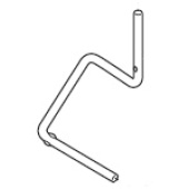 Framhjulsaxel 5mm Framhjulsaxel 5mm