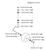 Framhjul komplett 5mm Framhjul komplett 5mm