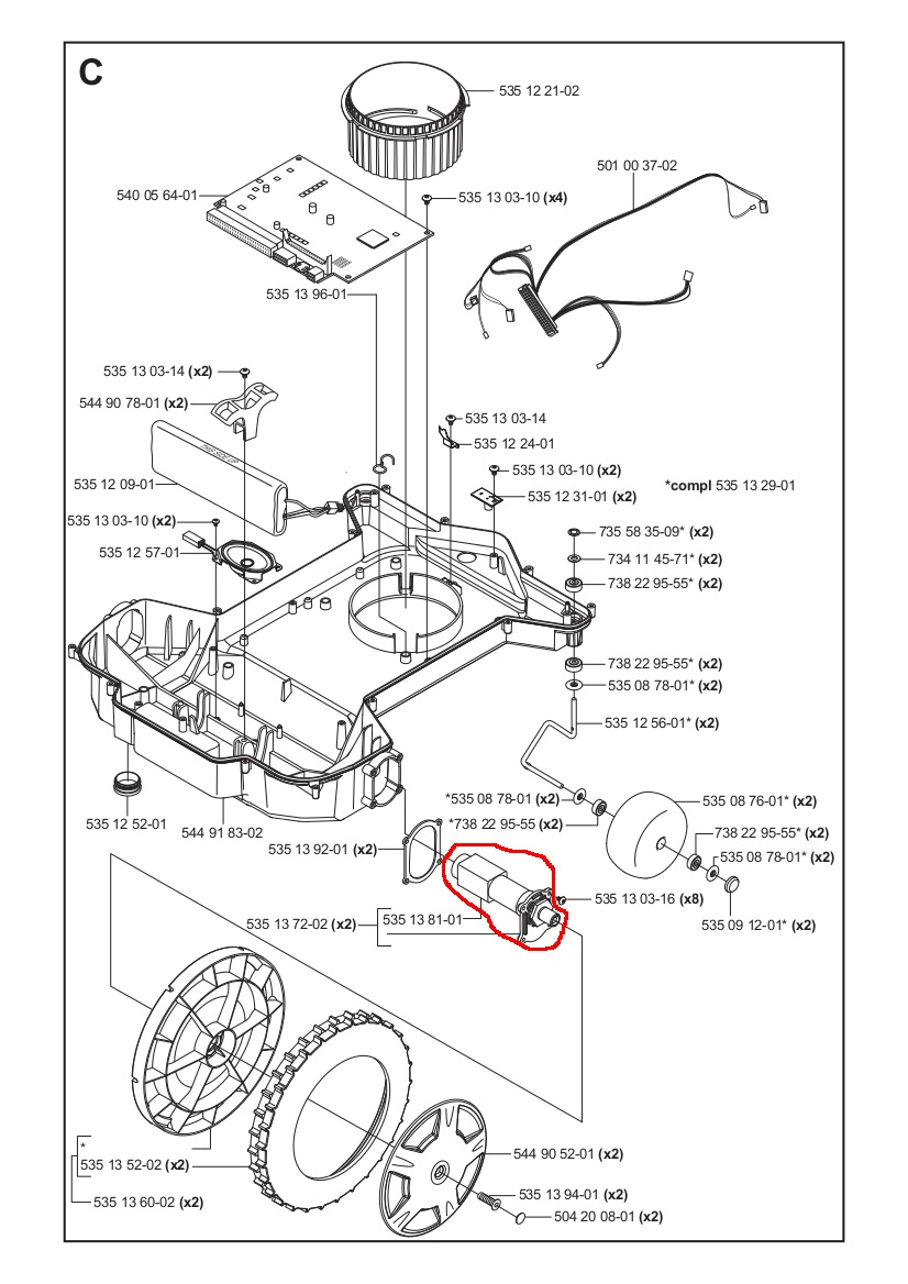 Drivmotor Dunker 220AC
