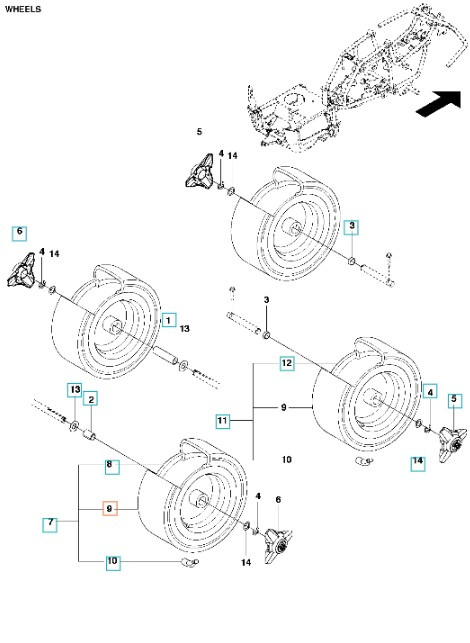 Däck Turf Grip Pro 170/60-8