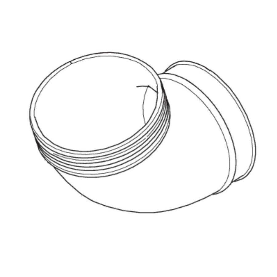 ELBOW SLIP ON D130-D130 HUSQVA