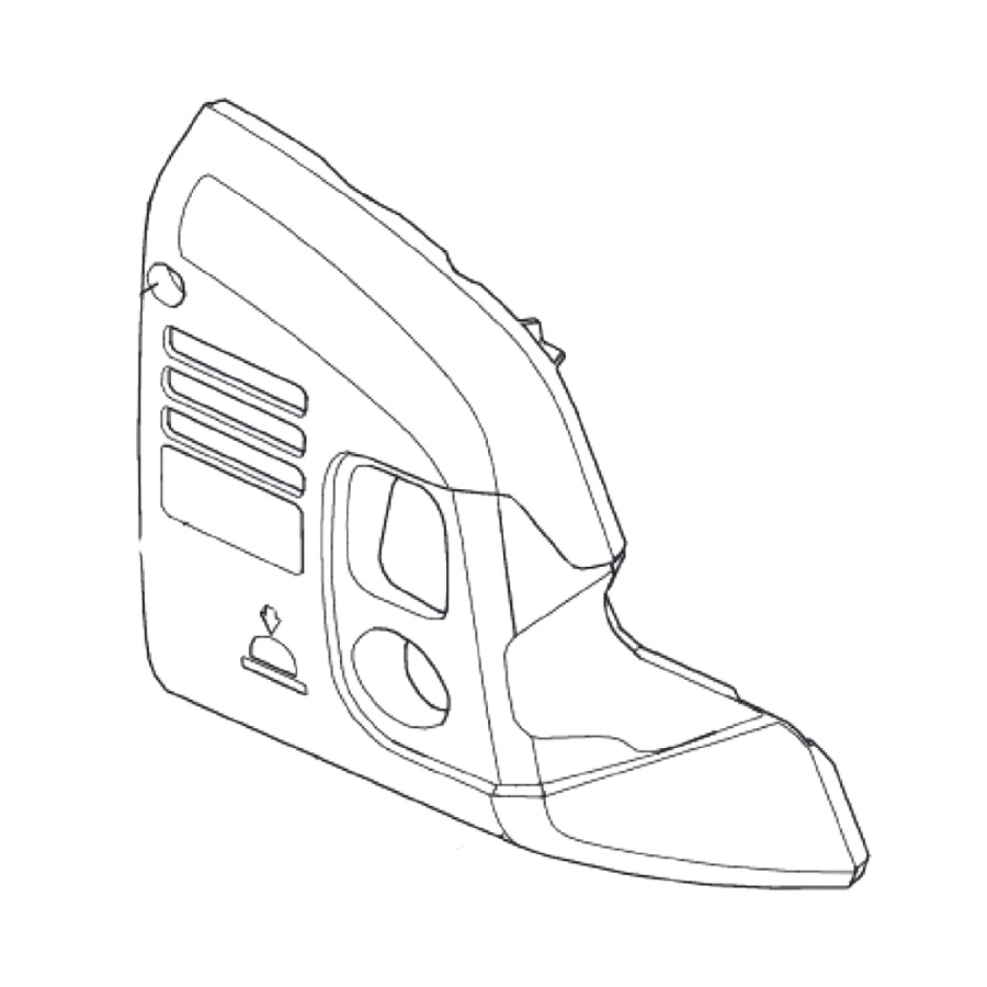 COVER AIR INTAKE, HUSQVARNA